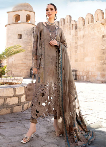 Maria B Brown Luxury Lawn Collection Replica